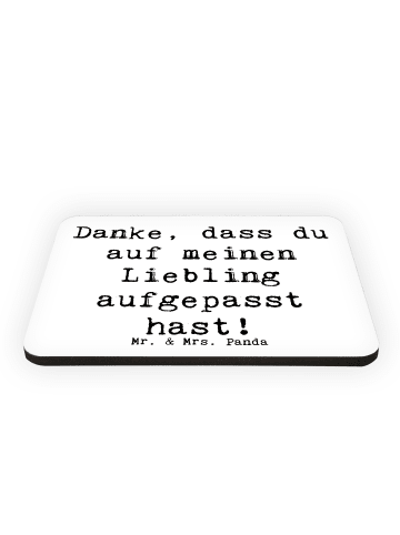 Mr. & Mrs. Panda magnet Spruch Dank an Hundesitter mit Spruch in Weiß