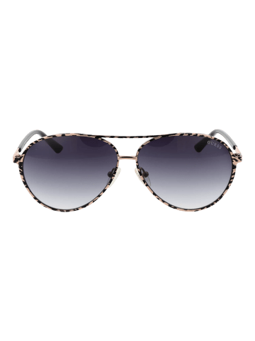 Guess Damen Sonnenbrillen Aviator Schwarz