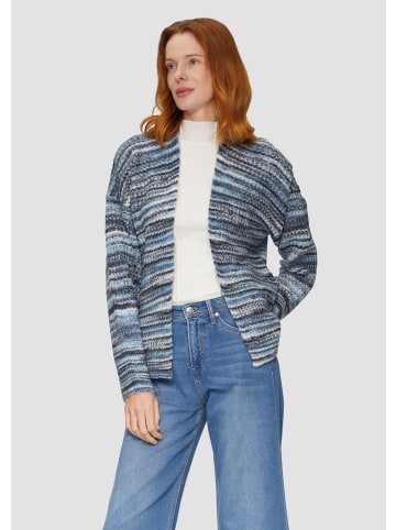 s.Oliver Strickjacke langarm in Blau-mehrfarbig