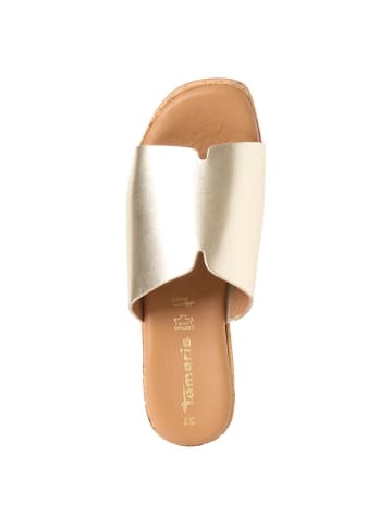 Tamaris Pantolette in LIGHT GOLD MET