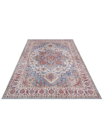 Nouristan Vintage Teppich Anthea in Cyanblau