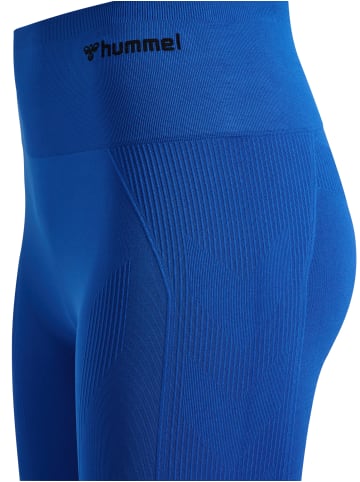 Hummel Hummel Leggings Hmltif Yoga Damen Dehnbarem Schnelltrocknend Nahtlosen in OLYMPIAN BLUE