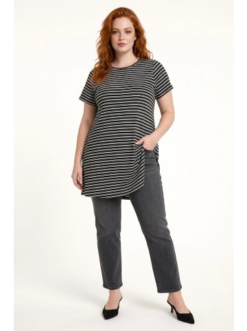 Shape Of You Blouse in Schwarz-Weiß