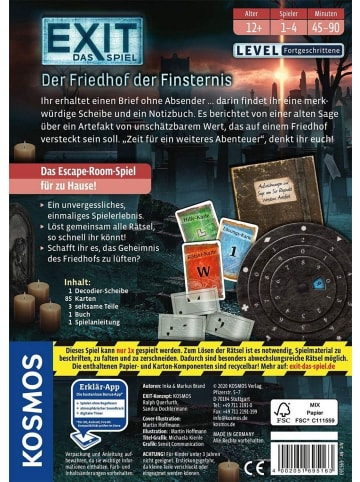 Kosmos EXIT® Der Friedhof der Finsternis (F) in Mehrfarbig ab 10 Jahre