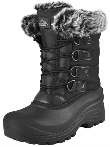 Normani Outdoor Sports Damen Winterstiefel in Schwarz/Grau