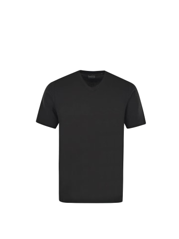 hajo T-Shirt 4er Pack in Schwarz / Weiß
