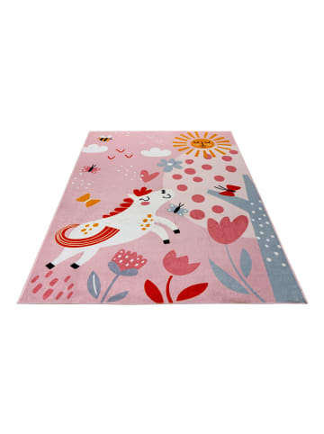 Vivorum Wohnzimmer Teppich – Wonder 126 in rosa - rechteckig