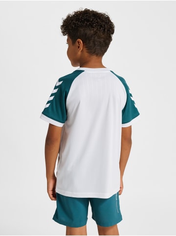 Hummel T-Shirt Hmljr Stripe Kinder in WHITE