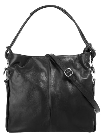 Samantha Look Shopper echt Leder in schwarz