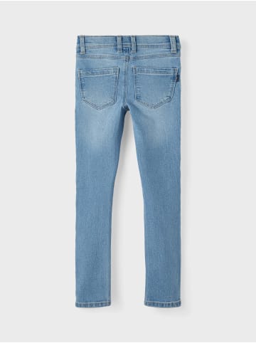name it Jeans slim fit in light blue denim