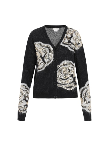 Usha Cardigan in black beige