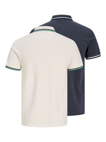 Jack & Jones 2er-Pack Poloshirt in Turbulence