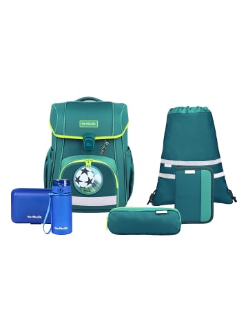 McNeill Bravo Schulranzen-Set 8-teilig in Petrol