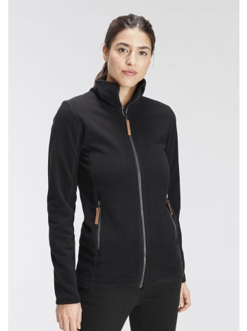 Polarino Fleecejacke in schwarz