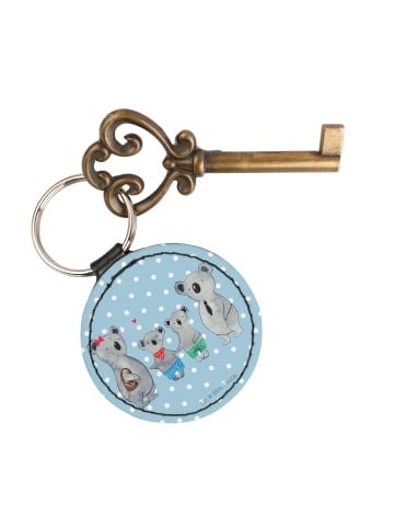 Mr. & Mrs. Panda Anhänger Koala Familie zwei ohne Spruch in Blau Pastell