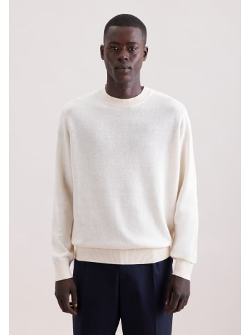Seidensticker Pullover Regular in Ecru