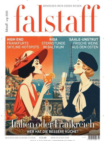 Hubert Burda Media 10 x FALSTAFF Zeitschrift (Gutschein für Jahres Abo)