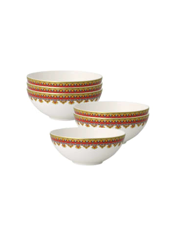 Villeroy & Boch 6er Set Dessertschalen Samarkand Rubin ø 13 cm in bunt