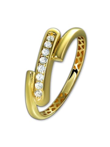 GoldDream 333 Gelbgold - 8 Karat Damen Ringe Design Fingerring 62 (19,7)