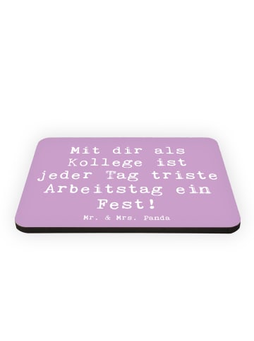Mr. & Mrs. Panda Pinnwand Magnet Spruch Fest Kollege mit Spruch in Lavendeltraum