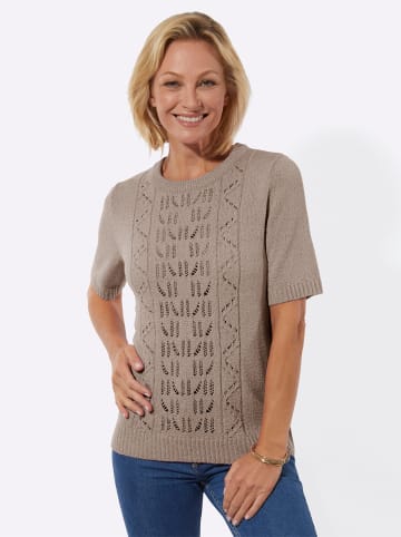 WITT WEIDEN Ajour-Pullover in sesam