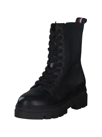 Tommy Hilfiger Schnürstiefeletten in BLACK