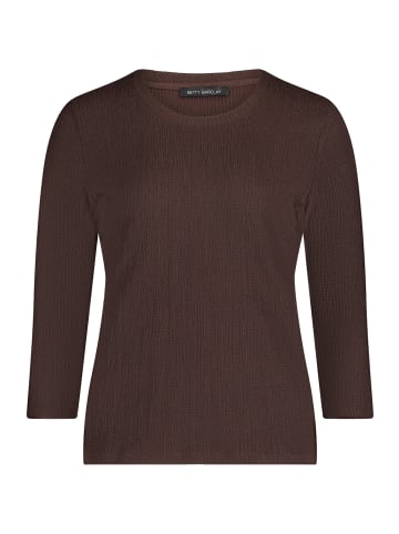Betty Barclay Strukturshirt mit Rundhalsausschnitt in Light Maroon