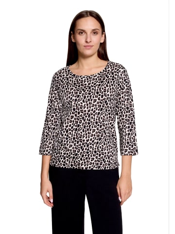 Betty Barclay Basic Shirt mit Placement in Beige/Braun