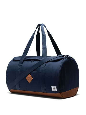 Herschel Heritage Duffle - Reisetasche 52 cm (navy/saddle brown) in navy/saddle brown