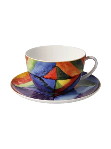 Goebel Milchkaffeetasse " Kandinsky  Farbstudie " in Bunt