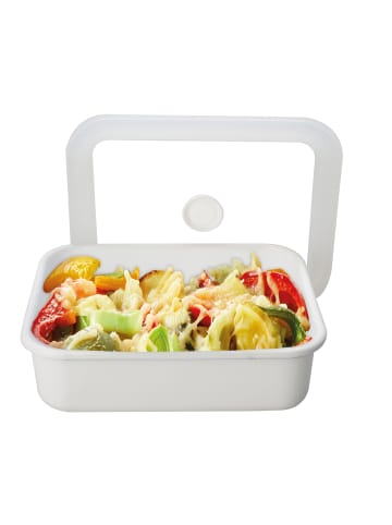 Honey Ware HONEYWARE | Emailledosen, VAKUUM, weiß, 1,35 L