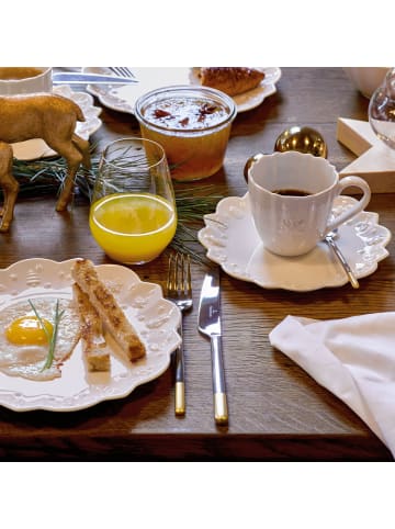 Villeroy & Boch 6er Set Tassen mit Untertassen Toy's Delight Royal Classic 180 ml in weiß