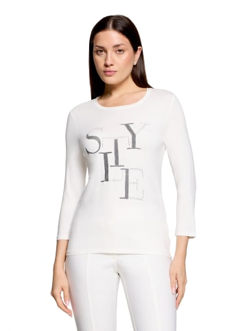 Betty Barclay Basic Shirt mit Placement in Rohweiß