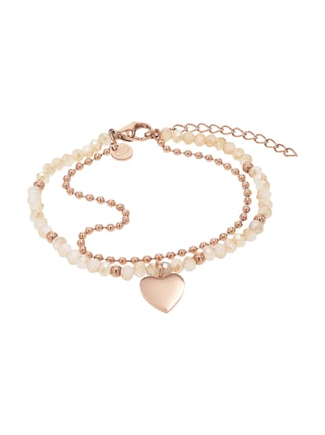 Tom Tailor Armband Edelstahl in rosefarben