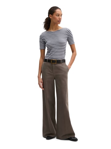Marc O'Polo Gestreiftes T-Shirt slim in Medium Blue