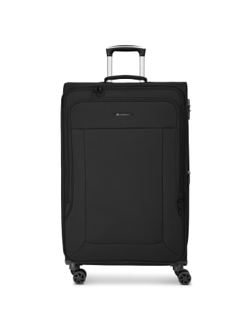 Franky Melbourne 3.0 4-Rollen Trolley 79 cm mit Dehnfalte in black2