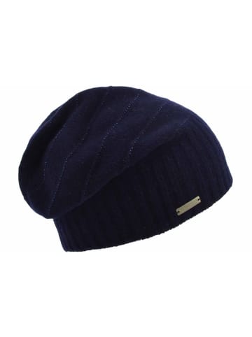 Seeberger Strickmütze in blau