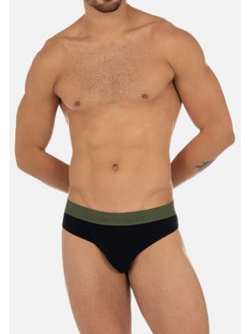 Bruno Banani Sportslip / Unterhose Flowing in Schwarz / grün
