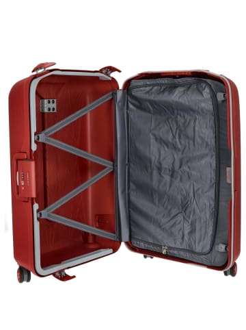 Roncato Light - 4-Rollen-Trolley Set 2tlg. M/L (smeraldo) in rosso