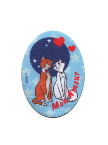 Disney Aristocats Mon Amour Katze TierApplikation Bügelbild inBlau