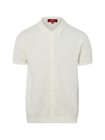 Finshley & Harding London Strick-Poloshirt in ecru