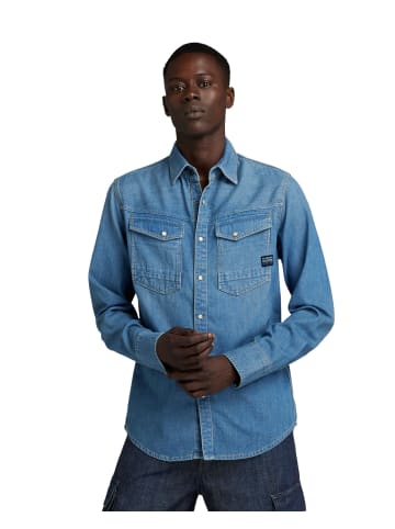 G-Star Raw Dakota Slim Denim Hemd faded cricket blue