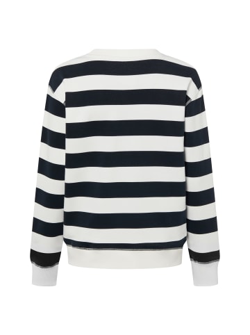 Marie Lund Shirt in marine weiß - 0002