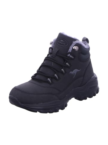 Kangaroos Schnürboot Warmfutter in schwarz