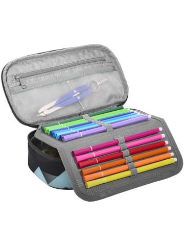 Coocazoo Schlampermäppchen Laser Lights in blau