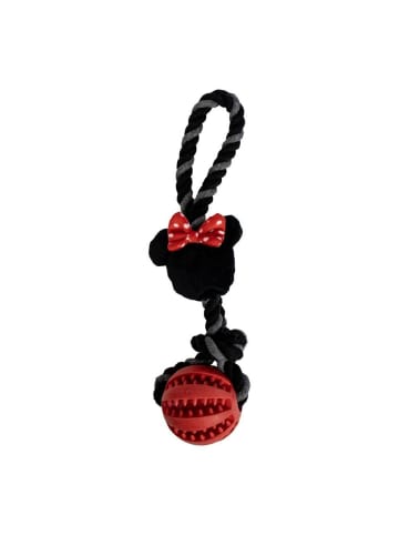 Disney Minnie Mouse Ballspielzeug für Hunde Seil zum Werfen & Zerren