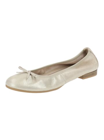 Tamaris Ballerinas in Champagne