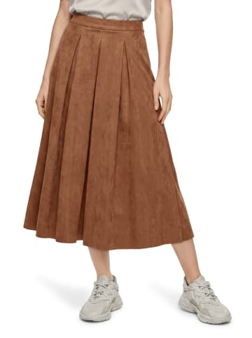 Betty Barclay Hosenrock mit Bundfalten in Dark Coffee