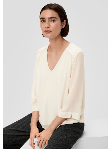 s.Oliver BLACK LABEL Bluse 3/4 Arm in Creme