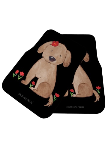 Mr. & Mrs. Panda Auto Teppich Hund Dame ohne Spruch in Schwarz